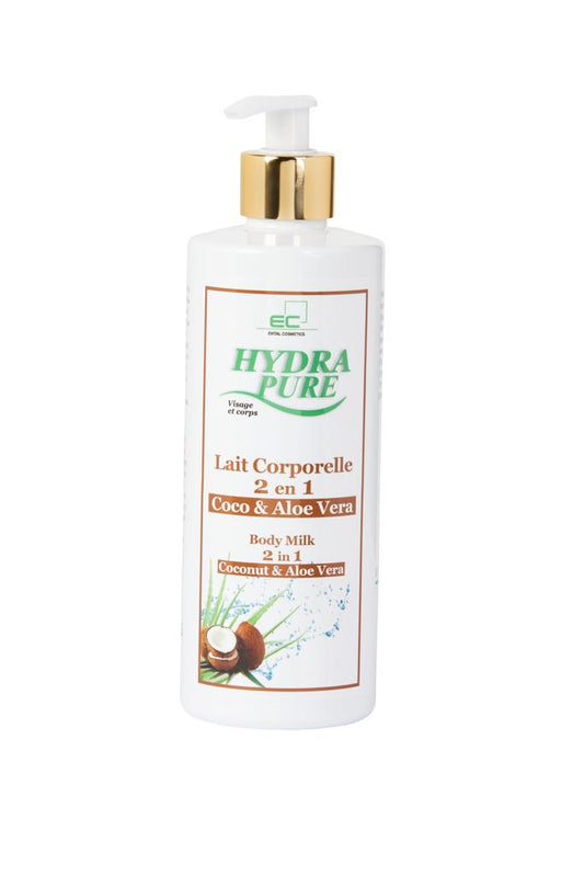 Evital Cosmetics HydraPure Body Milk Coconut and Aloe vera